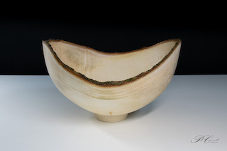 Natural edge bowl